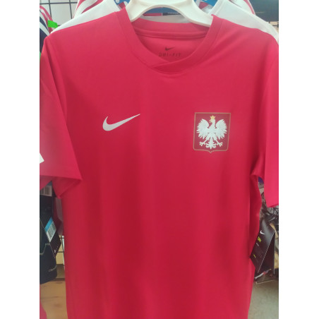 t-shirt  czerwony z godłem